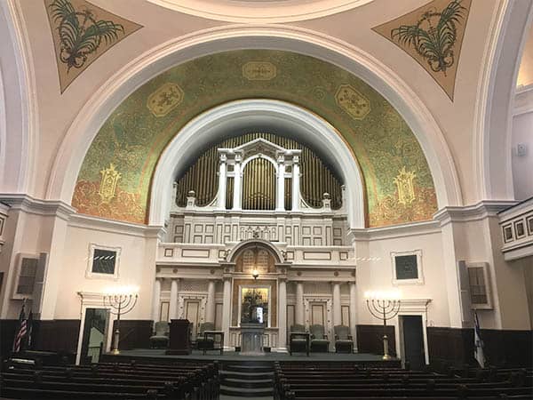 National Fund Completed Project: Congregation Beth Ahabah Completed-sanctuary Proscenium Arch