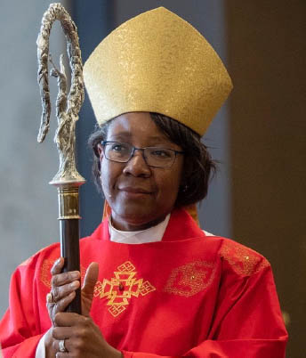 Rt. Rev. Jennifer Baskerville-Burrows, Bishop of the Episcopal Diocese of Indianapolis 