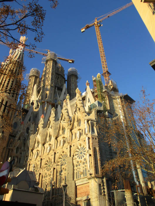 Barcelona La Sagrada Familia 140 Year Construction