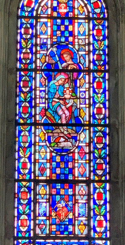 St. Edward’s Catholic Church, Baltimore MD Stain-glass window