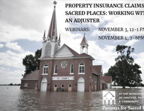 Property Insurance Claims at Sacred Places: Free Webinars