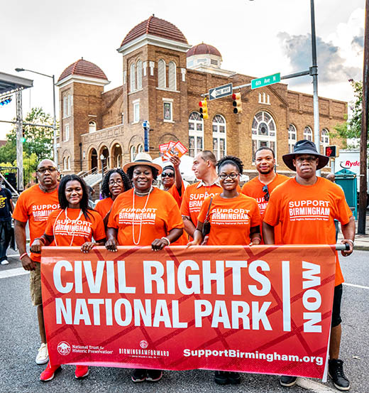 16th Street Baptist Church lobbied for the creation of the Birmingham Civil Rights National Monument, which emcompasses four city blocks and seven sites.