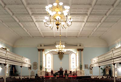 First African Baptist Church of Savannah, Georgia chandeliers 