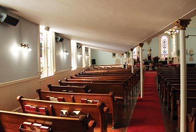 First African Baptist Church of Savannah, Georgia Interior