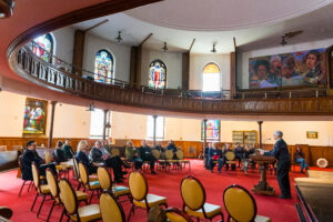 Talk during the Convening in a sacred place. 