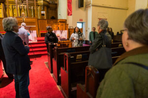 Tour of New River Presbyterian Church. 