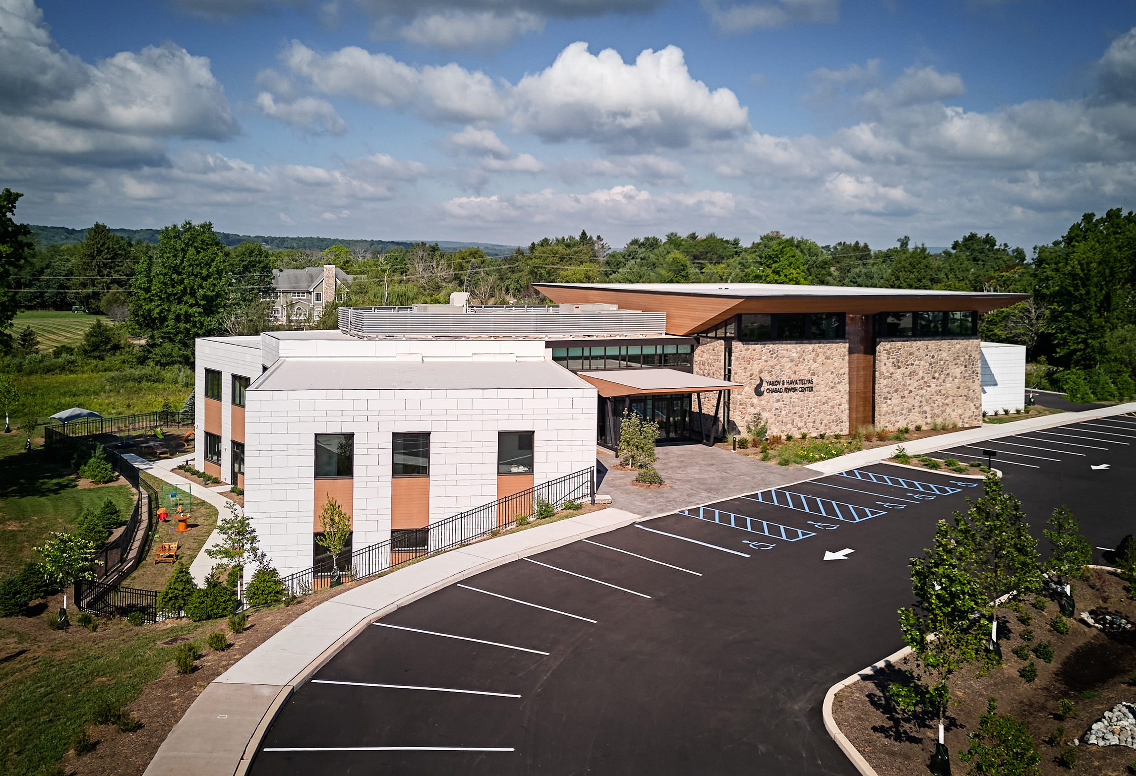 Exterior of The Telyas Chabad Jewish Center